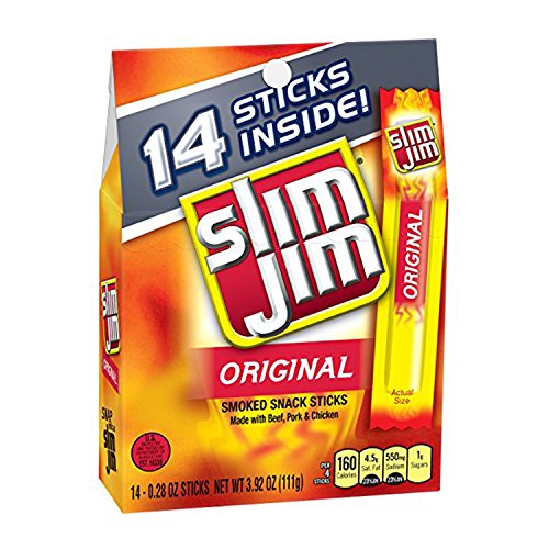 3 Slim+Jim+Snack+Sized+Original+Flavor+28