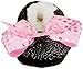 JoJo Siwa Girls' Big Slipper Socks, Black Pink Sequin Bow, M/L-Fits Shoe Size 13-4