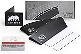 SHIMDU- Car Seat Side Pocket Organizer, Gap Filler and Drop Catch Caddy, Storage For Your Accessories in Between Seats and Center Console,Premium PU Leather,Include 2 Pairs Of Velcro's-Set Of 2-Black