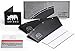 SHIMDU- Car Seat Side Pocket Organizer, Gap Filler and Drop Caddy Catcher,Storage For Your Accessories in Between Seats and Center Console,Premium PU Leather,Include 2 Pairs Of Velcro's-Set Of 2-Black