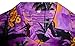 V.H.O. Funky Hawaiian Shirt, Shortsleeve, Surf, Purple, XXL