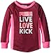 PUMA Little Girls' Live Love Kick Long Sleeve Top