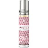 Al Rehab Pretty Pink Concentrated Perfume Rollerball for Women, 0.2 Ounce