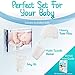 Baby Memory Foam Pillow Flat Head Prevention - Bonus Muslin Swaddle Blanket and Bib - Keeps Head Round, Provides Comfortable Sleep, Hypoallergenic - Baby Head Shaping Pillow for Infants