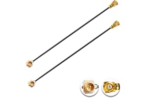 POBADY 2PCS U.FL IPEX IPX Male to U.FL IPEX IPX Female Cable 4" /10CM U.fl/IPEX IPX 1.37mm Low-Loss Extension Cable