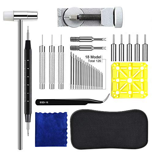 SOONAN Watch Band Tool Kit, 139Pcs Watch Repair Kit Link Pins Tool