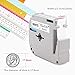 Buyalot Compatible M Tape Replacement for Brother P Touch M-K231 M-K131 M-K431 M-K531 M-K631 M-K731 12mm Label Tape for Brother PT45 PTM95 PT65 PT70 PT90, 6-Pack, White/Clear/Red/Blue/Yellow/Green