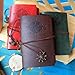 LORJE Vintage Leather Journal Notebook Classic Retro Spiral Ring Binder Diary Book Coffee Color