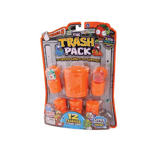 The Trash Pack 12 Trashies in Cans Including 2 Mouldy Trashies Series 2 Toys & Games