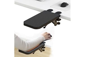 HONJIE Computer Arm Rest for Desk, Suitable for Office desks, Sturdy Mouse arm Support, Computer Desk Extender, Suitable for Home and Office
