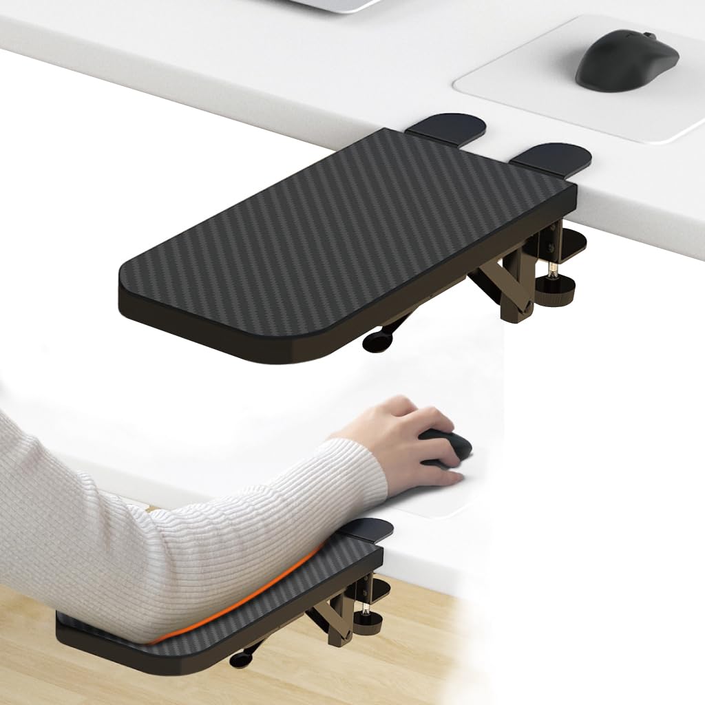 Photo 1 of HONJIE Computer Arm Rest for Desk, Suitable for Office desks, Sturdy Mouse arm Support, Computer Desk Extender, Suitable for Home and Office