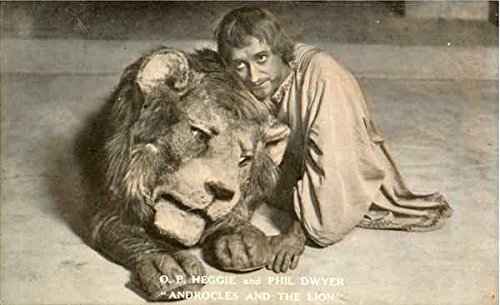 Androcles And The Lion Art Original Vintage Postcard