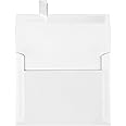 Lux A6 Invitation Envelopes (4 3/4 X 6 1/2) 50/Box, Clear Translucent (4875-00-50)