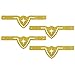 Glitter Wonder Women Party Tiaras, 12pcs Gold Costume Hats for Birthday Party Decorations