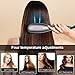 FURIDEN Straightening Brush, Hot Brush Hair Straightener, Double Ionic Hair Straightener Brush, Hair Straightener Brush for Black Women, Cepillo Alisador de Cabello(Grey)