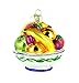 Fruit Bowl Blown Glass Mercks Old World Christmas Tree Ornament 28101 Free Box