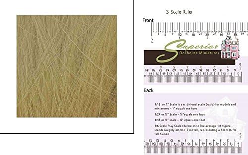 Dollhouse Miniature Field Grass-natural Straw