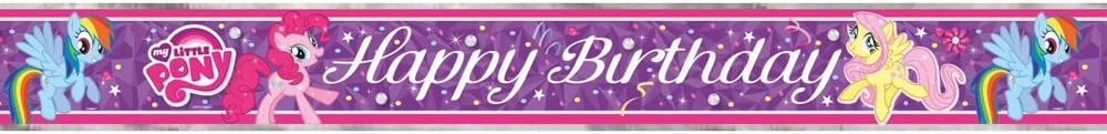12ft Foil My Little Pony Banner
