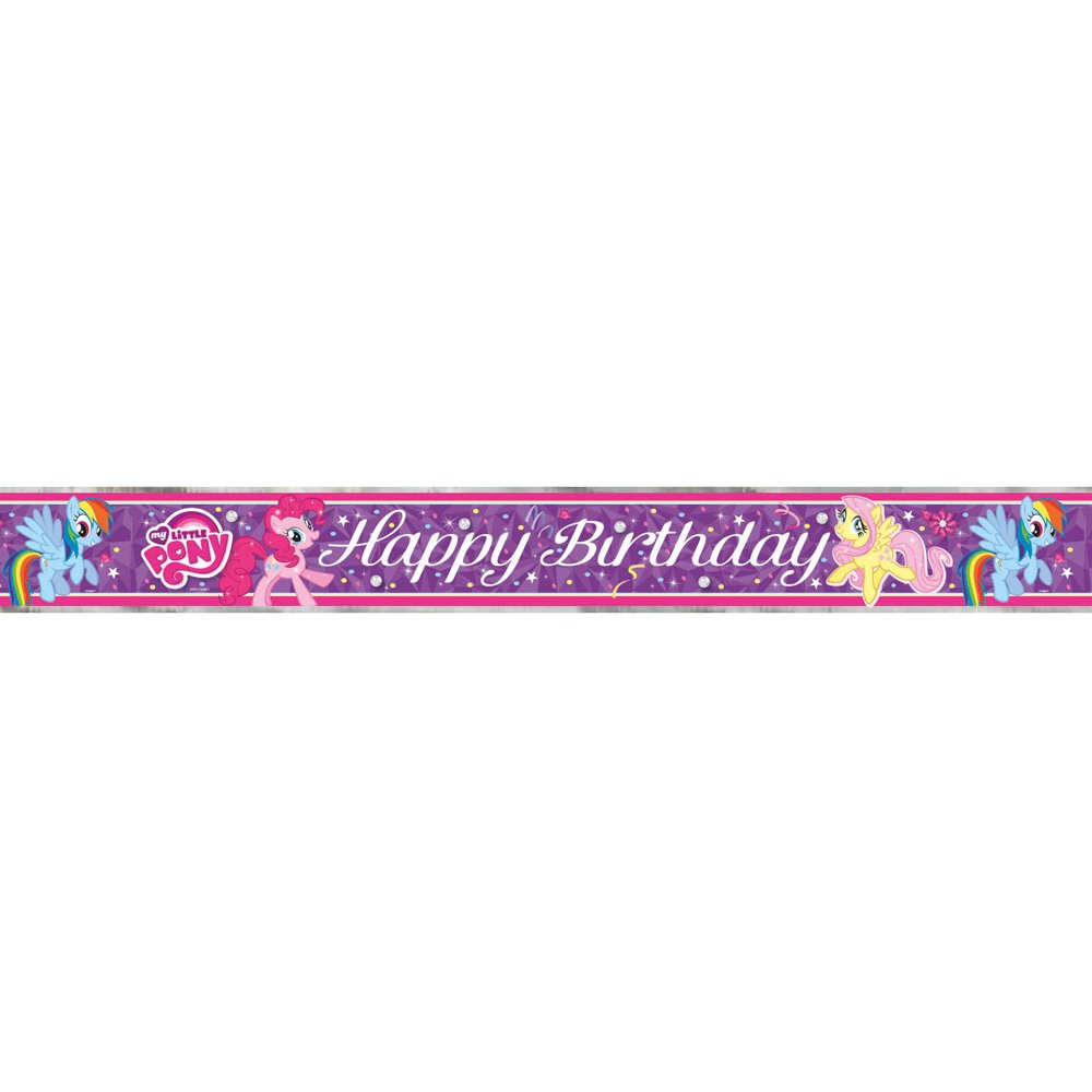 Photo 1 of 12ft Foil My Little Pony Banner