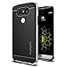 Spigen Neo Hybrid LG G5 Case with Flexible Inner Protection and Reinforced Hard Bumper Frame for LG G5 2016 - Satin Silver