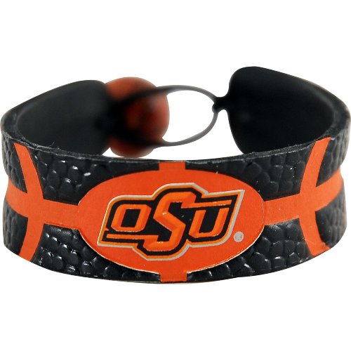 NCAA Oklahoma State Cowboys Team Color Gamewear Leather Basketball Bracelet