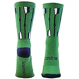 Athletic Half Cushioned Crew Socks | Rowing Crew Oars Design | Multicolor