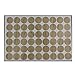 MyLifeUNIT Home Office Screw Holes Cover Caps Stickers (1 Sheet 54 Caps) (Maple)