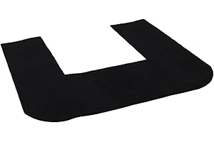 NIYANGLE U-Shaped Urinal Floor Mat for Men, Absorbent Non-Slip Urine Pad, Commercial Bathroom Rug Protector