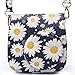 Woodmin Compatible Groovy PU Leather Camera Case with Shoulder Strap for Fujifilm Instax Mini 9 8 8+ Camera (Daisy)