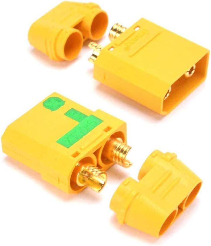 FLYRC 5 works Amass XT90S XT90-S XT90 Connector Anti-Spark Male Female Motor Adapter for Battery ESC and Charger Lead for RC Car Truck - Image 3