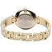 Anne Klein Women's AK/2210IMGB Gold-Tone and Ivory Marbleized Bangle Watch