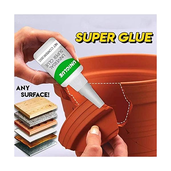 huyipin 50ml Universal Superkleber Wasserdichter Superkleber Starker Plastikkleber Mächtiger Sofortkleber Starker… – Bild 3