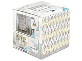 Indecor Home Bath in a Box 18-Piece Bathroom Set, Paisley, Grey Yellow