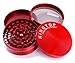 Kingtop Herb Spice Grinder Large 3.0 Inch Red