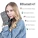 Bluetooth Gloves, Talking Gloves with Bluetooth, Touch Screen Knit Winter Gloves for Talking & Music Listening, for Men and Women (Grey)