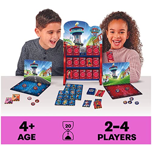PAW Patrol, Games HQ Board Games for Kids Checkers Tic Tac Toe Memory