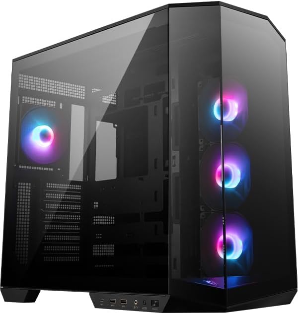 Amazon.com: MSI MPG GUNGNIR 300R Airflow White Mid-Tower PC Case Amazon.com: MSI MPG GUNGNIR 300R Airflow White Mid-Tower PC Case