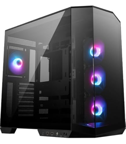 MSI MPG GUNGNIR 300R Airflow Mid-Tower PC Case - E-ATX Support