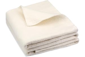 Natural Cotton Batting, 79 x 91 Inch Natural Cotton Quilt Batting for Quilts, Light Weight Purely Natural All Season Quilt Ba