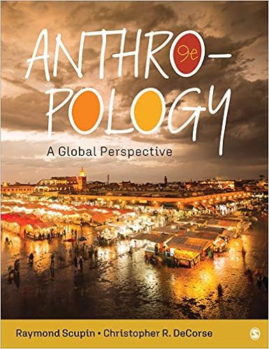 Amazon Com Anthropology A Global Perspective 9781544363165 Scupin Raymond Urban Decorse Christopher Raymond Books