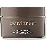 EXUVIANCE Gentle Daily Exfoliating Face Pads with PHA, Vitamin C and E Antioxidants, Green Tea and Cucumber Extracts, 60 pads