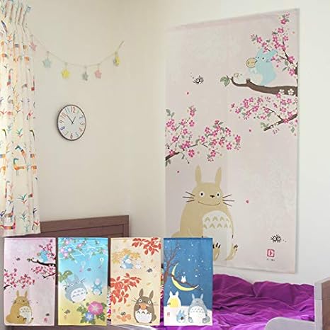 Amazon となりのトトロ のれん タペストリー 幅85 丈150cm 春夏秋冬 四季トトロ 4枚組 のれん オンライン通販 Amazon となりのトトロ のれん タペストリー 幅85 丈150cm 春夏秋冬 四季トトロ 4枚組 のれん オンライン通販