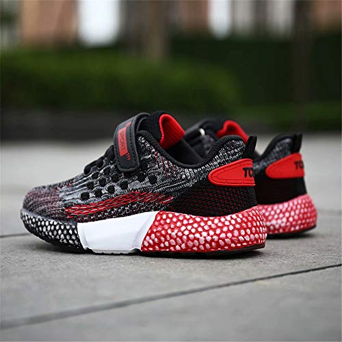 SANNAX Boys Girls Sneakers Tennis Running Shoes Breathable Lightweight