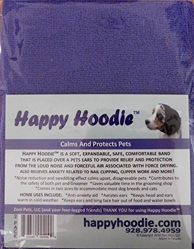 ZONI PETS Happy Hoodie 2 Pack- Purple- 1 Small and 1 Large - Image 3