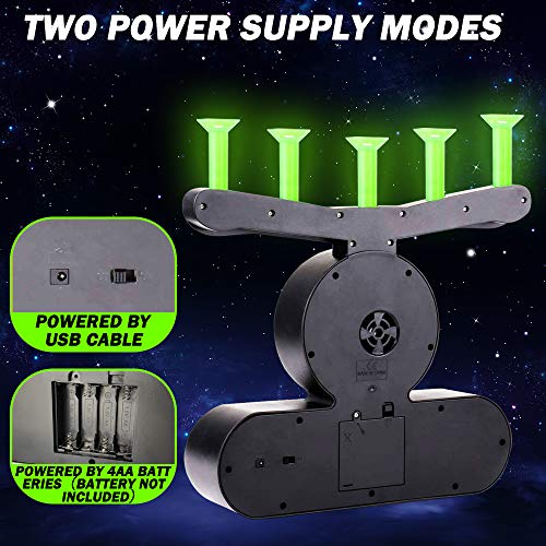 Gioco Bersaglio Galleggiante, Gioco di Tiro al Bersaglio con Pistole Blaster Giocattolo, Palla Galleggiante, Proiettili Morbidi e Bersagli Ribaltabili, Miglior Regalo per Bambini di 3-12 Anni