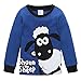 Hooyi Baby Boy Sleepwear Cotton Children Casual Shaun The Sheep Pajamas Set (130(7))