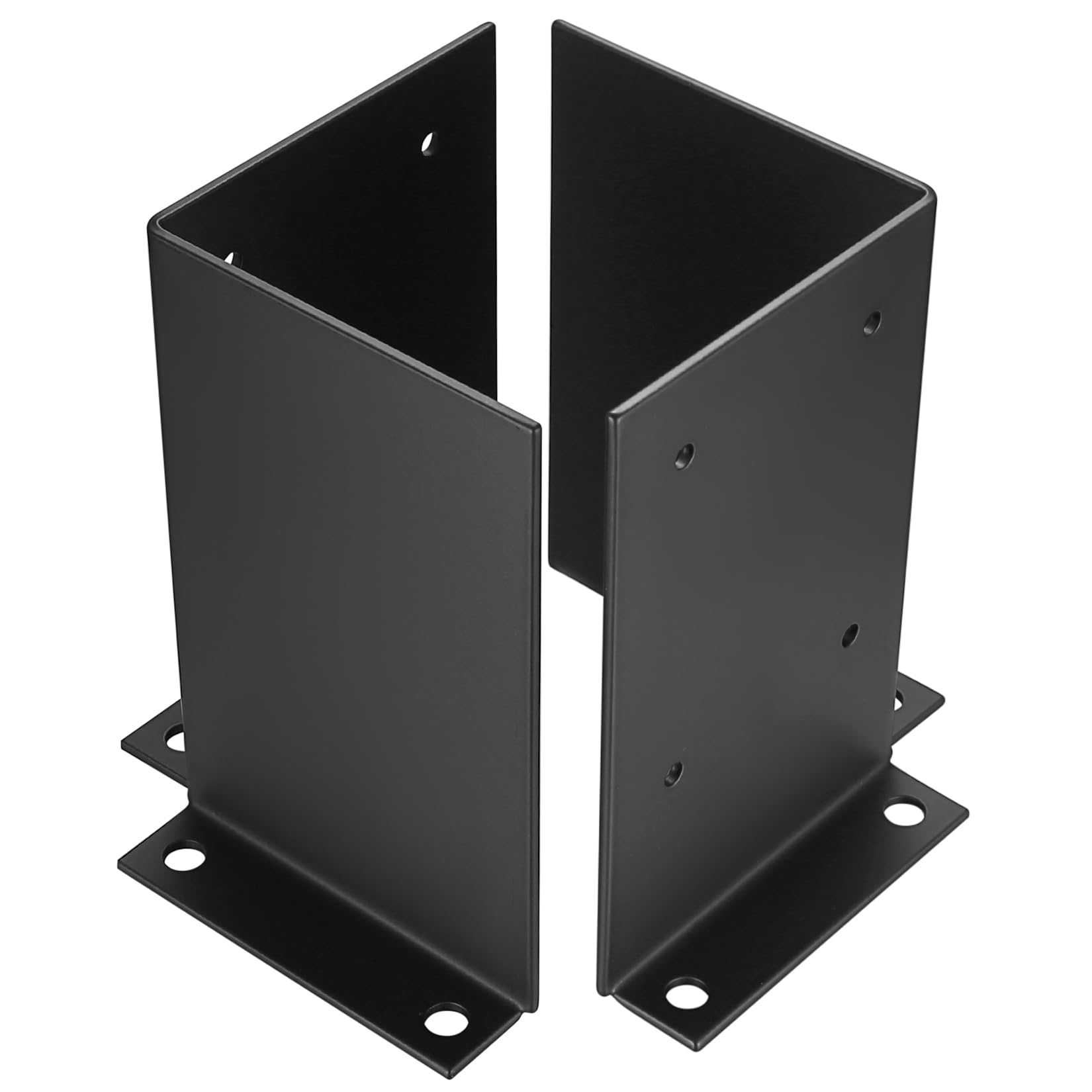 Heavy Duty Wood Fence Pergola Brackets - Adjustable Deck Post Anchor, Fence Post Holder Support Base for Railing, Mailbox, Floor — image 1