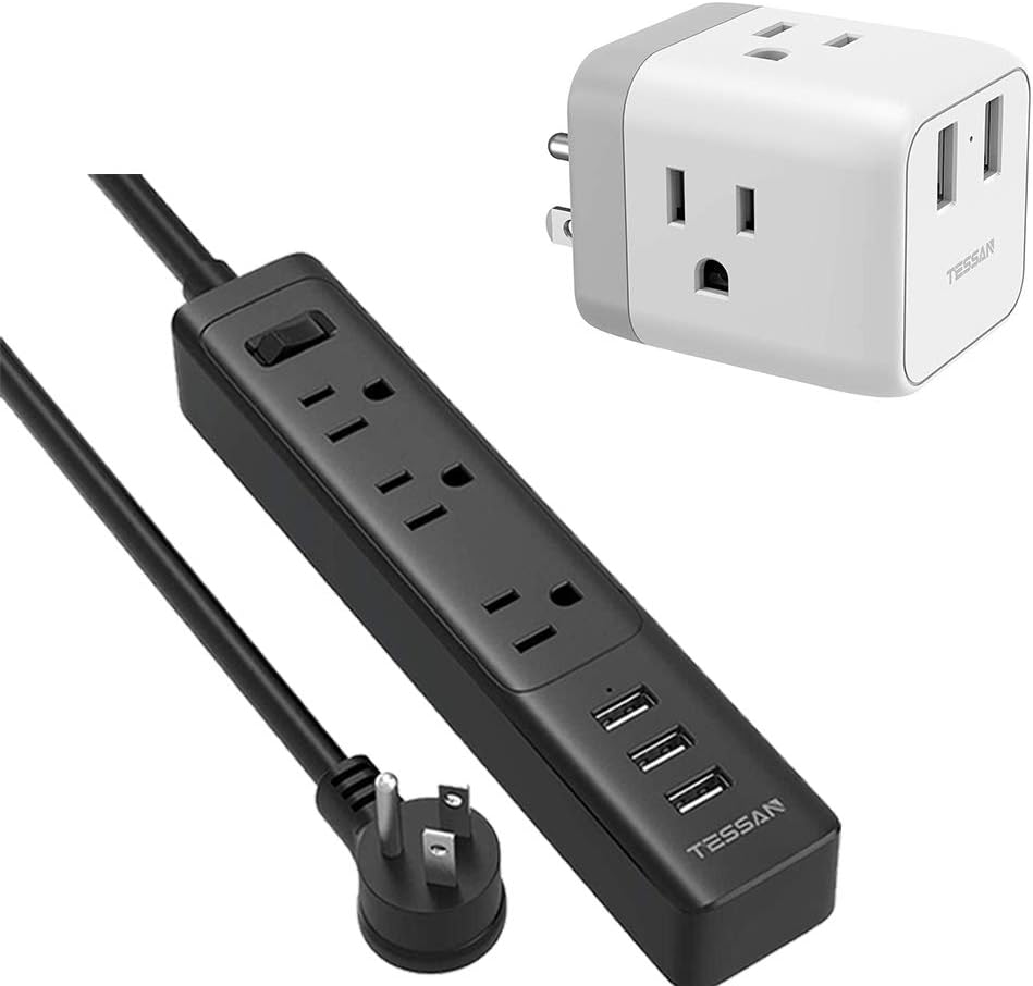 PremiumCord Regleta 230V, 3 Tomas, Extensión 230 V, Tomas Francesas Giradas 45°, Toma Múltiple Seguridad Infantil, Blanco, 3m