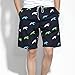 Men's Printing Quick Dry Beach Shorts Swim Trunk, Style 01, XL(waist:33