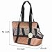 Angel Doggy Travel Pet Carrier Purse Small Dog & Cat Polyester Travel Tote- Comfortable, Soft Sided, Airline Approved Shoulder Handbag for Puppy & Kitten- Go Shopping, Hiking, Walking, with Doggy